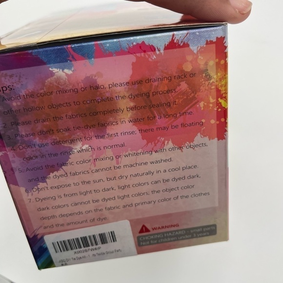 AGQ DIY Tie Dye Kit - 18 Colors Fabric Dye for Kids Adults, Permanent Tie Dye - Picture 6 of 9